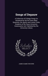 Front cover_Songs of Depauw