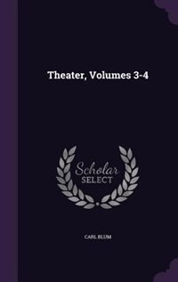 Front cover_Theater, Volumes 3-4