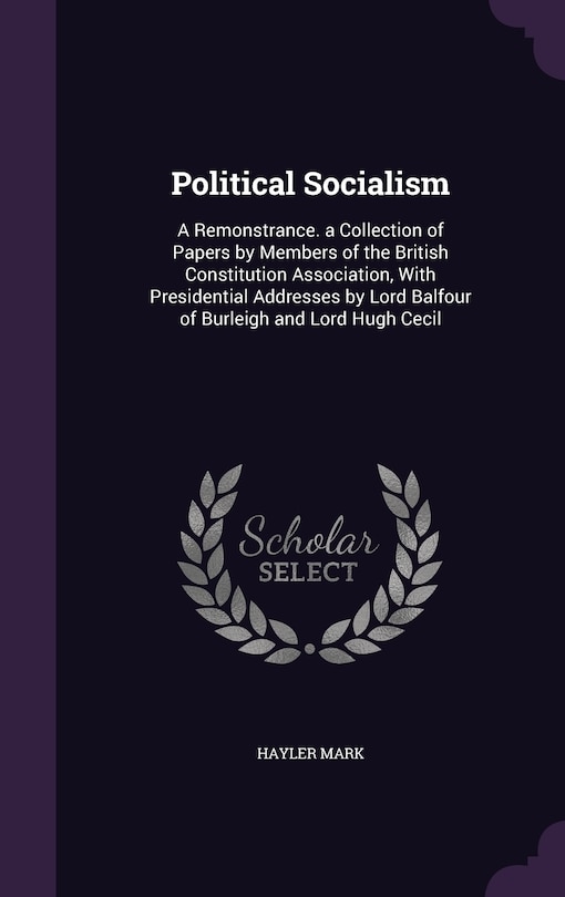 Front cover_Political Socialism