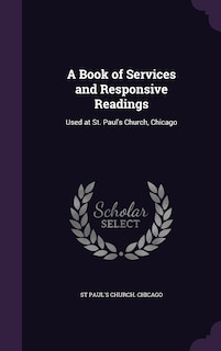 Front cover_A Book of Services and Responsive Readings