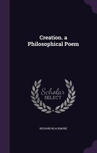 Couverture_Creation. a Philosophical Poem