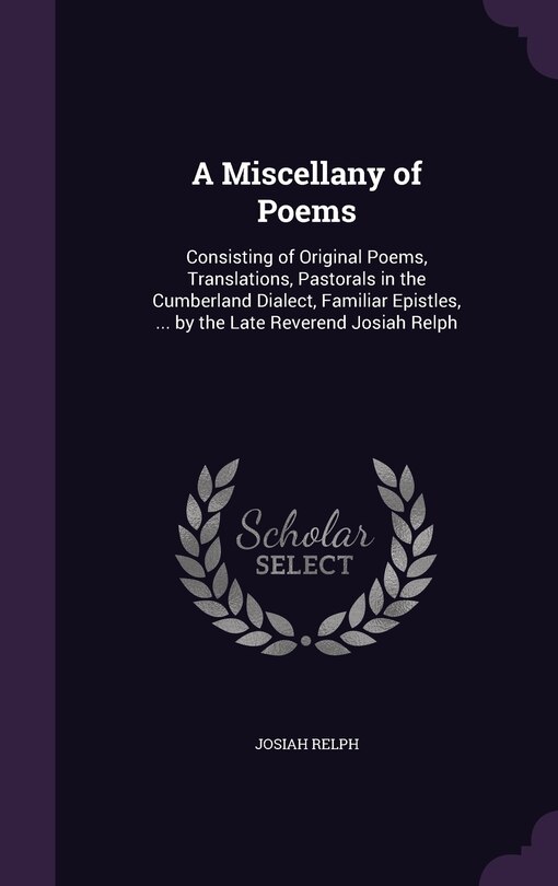 Front cover_A Miscellany of Poems