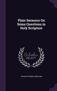 Couverture_Plain Sermons On Some Questions in Holy Scripture