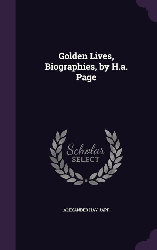 Couverture_Golden Lives, Biographies, by H.a. Page