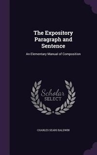 Front cover_The Expository Paragraph and Sentence