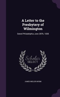 Front cover_A Letter to the Presbytery of Wilmington