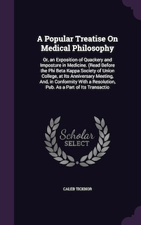 Front cover_A Popular Treatise On Medical Philosophy