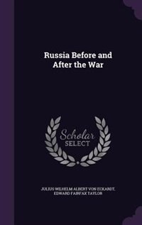 Front cover_Russia Before and After the War