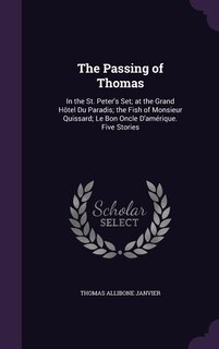 Front cover_The Passing of Thomas