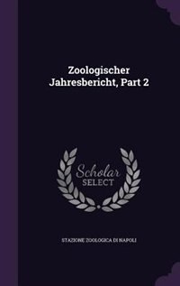 Couverture_Zoologischer Jahresbericht, Part 2