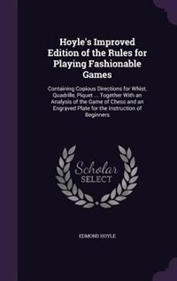 Front cover_Hoyle's Improved Edition of the Rules for Playing Fashionable Games