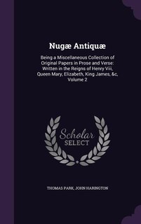 Front cover_Nugæ Antiquæ