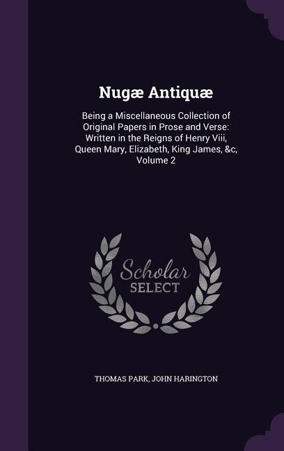 Front cover_Nugæ Antiquæ