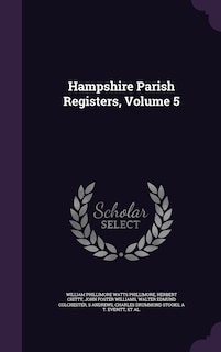 Couverture_Hampshire Parish Registers, Volume 5