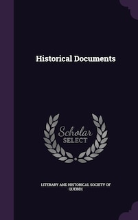 Front cover_Historical Documents