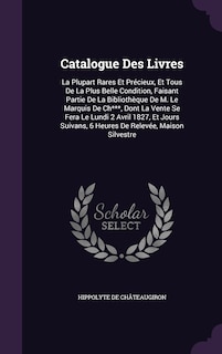 Couverture_Catalogue Des Livres
