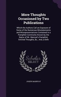 Couverture_More Thoughts Occasioned by Two Publications