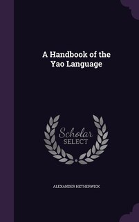 Front cover_A Handbook of the Yao Language