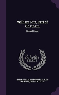 Couverture_William Pitt, Earl of Chatham
