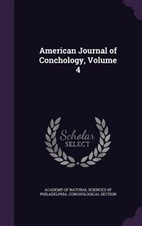 Front cover_American Journal of Conchology, Volume 4
