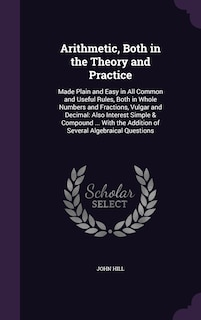 Front cover_Arithmetic, Both in the Theory and Practice