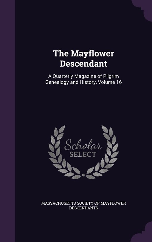 Couverture_The Mayflower Descendant