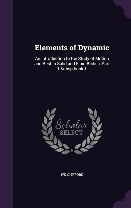 Front cover_Elements of Dynamic