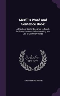 Front cover_Merill's Word and Sentence Book