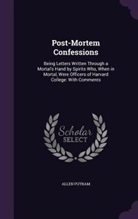 Front cover_Post-Mortem Confessions