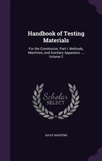 Front cover_Handbook of Testing Materials