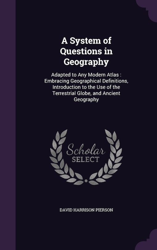 Front cover_A System of Questions in Geography