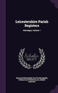 Front cover_Leicestershire Parish Registers