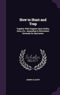 Couverture_How to Hunt and Trap