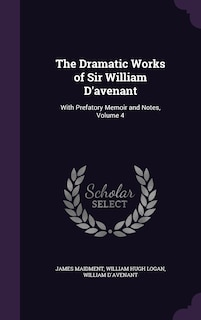 Front cover_The Dramatic Works of Sir William D'avenant