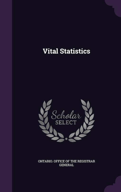 Front cover_Vital Statistics