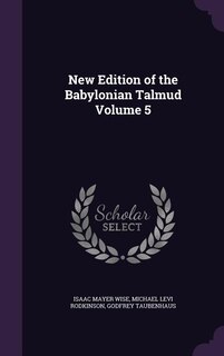 Couverture_New Edition of the Babylonian Talmud Volume 5