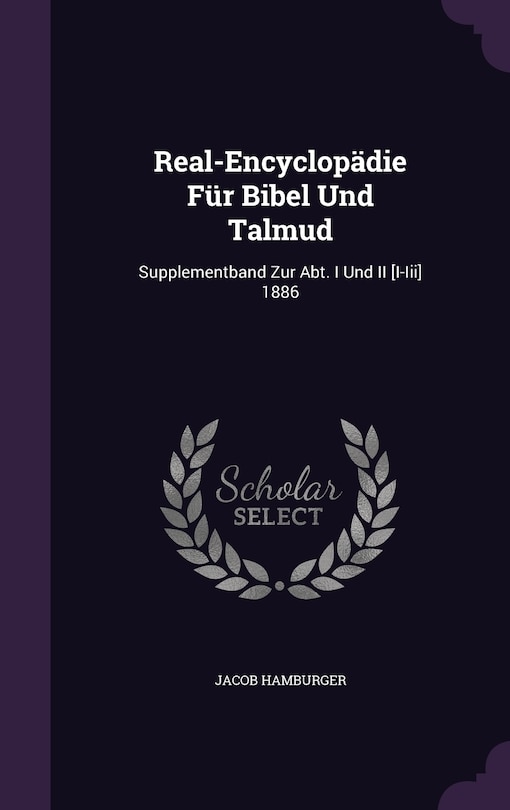 Couverture_Real-Encyclopädie Für Bibel Und Talmud