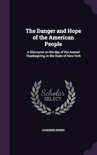Front cover_The Danger and Hope of the American People