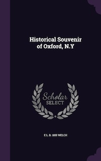Front cover_Historical Souvenir of Oxford, N.Y