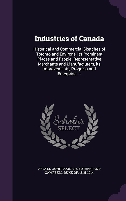 Couverture_Industries of Canada