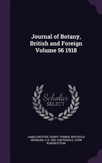 Front cover_Journal of Botany, British and Foreign Volume 56 1918
