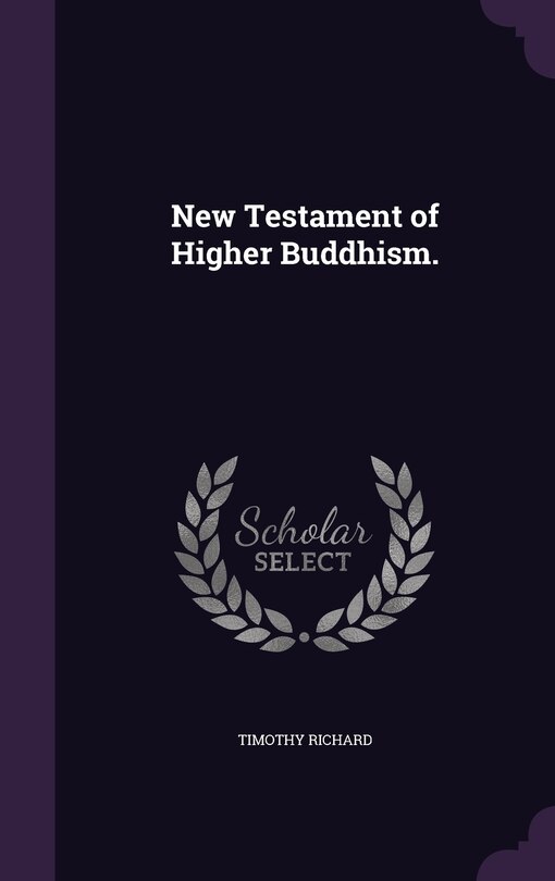 Couverture_New Testament of Higher Buddhism.