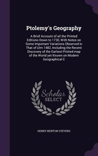 Front cover_Ptolemy's Geography