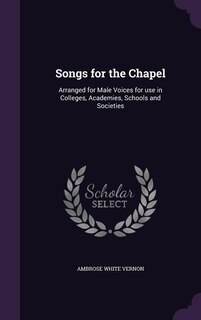 Couverture_Songs for the Chapel