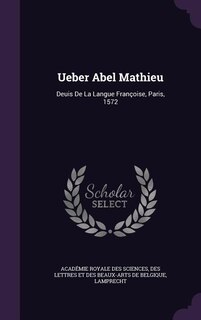 Front cover_Ueber Abel Mathieu