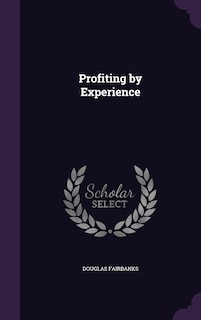 Couverture_Profiting by Experience