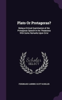 Couverture_Plato Or Protagoras?