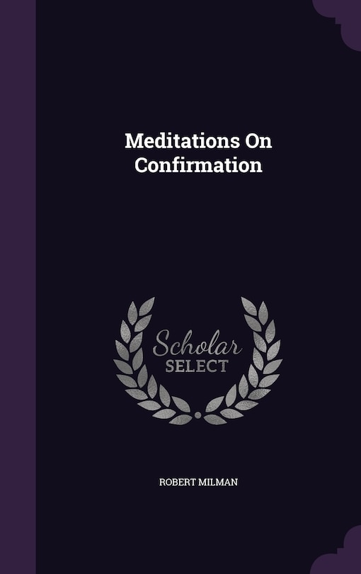 Front cover_Meditations On Confirmation