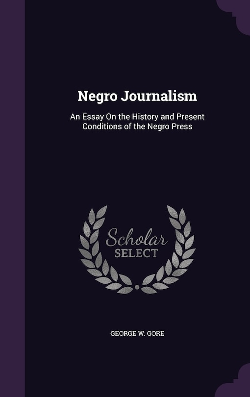 Couverture_Negro Journalism