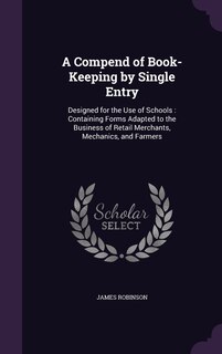 Front cover_A Compend of Book-Keeping by Single Entry